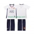 Camisola Manchester United Champions League 2009 Retro Criança Equipamento Segundo 2008 Manga Curta
